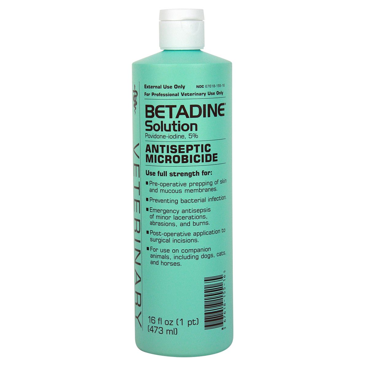 Solución Betadine al 5% de povidona yodada, antiséptica y microbicida